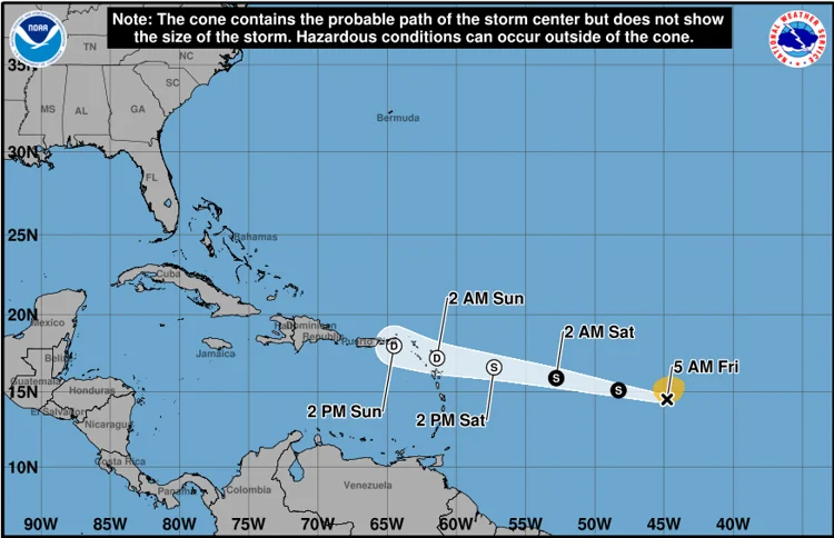Tormenta tropical Dolly se debilitaría antes del Caribe, pero podría generar lluvias en PR y RD