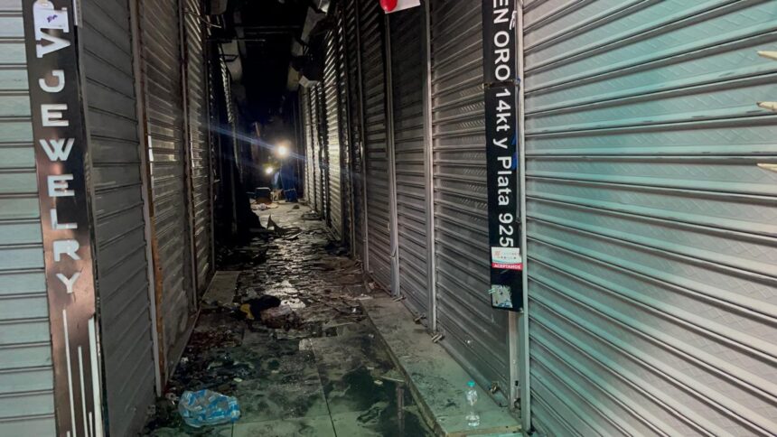 Incendio afecta 17 establecimientos en el Mercado Modelo de Santiago; Bomberos investigan las causas