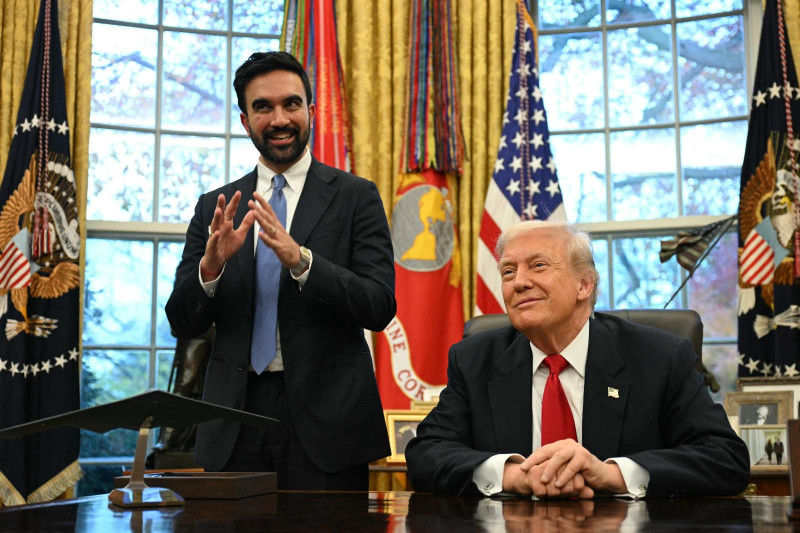Trump elogia a su «pequeño comunista» Mamdani tras reunión en Nueva York