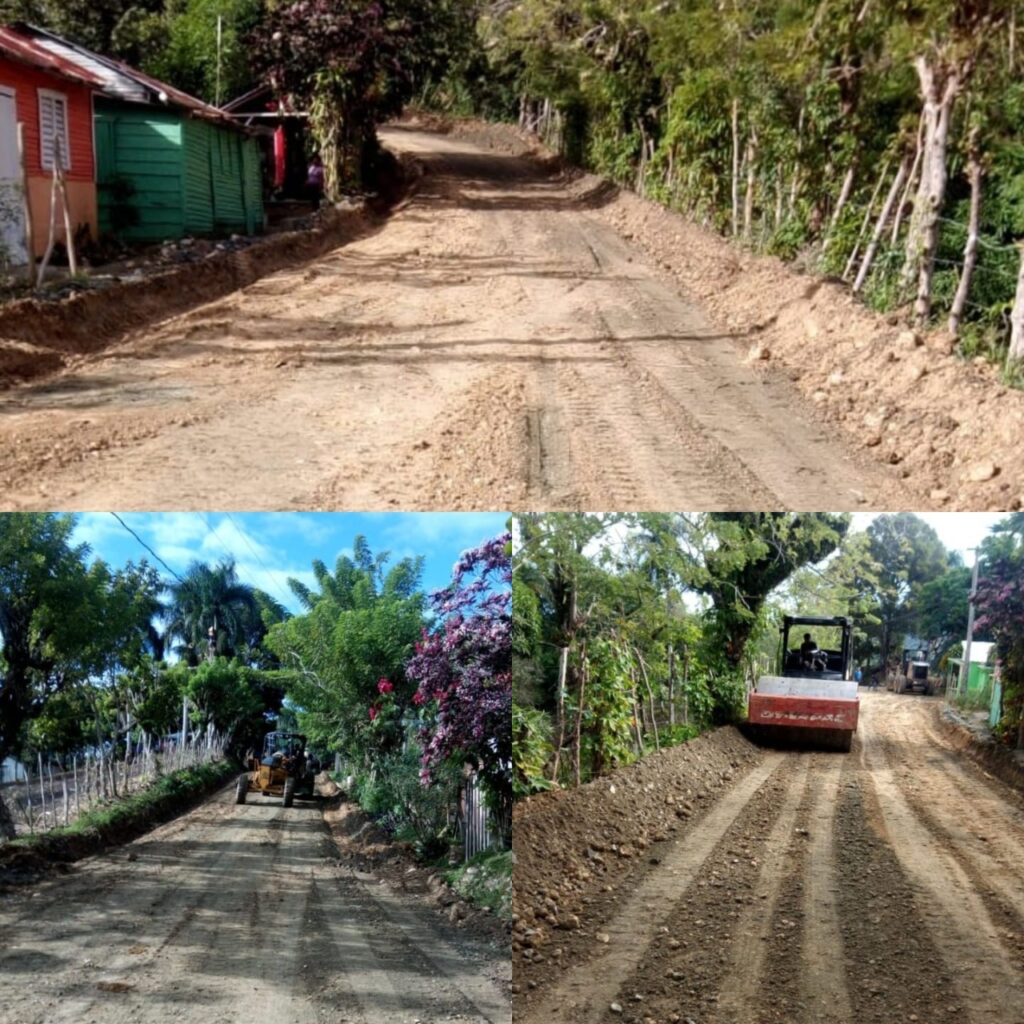 Obras Públicas y Ayuntamiento  San Felipe acondicionan caminos vecinales Palo Blanco y Arroyo Ancho