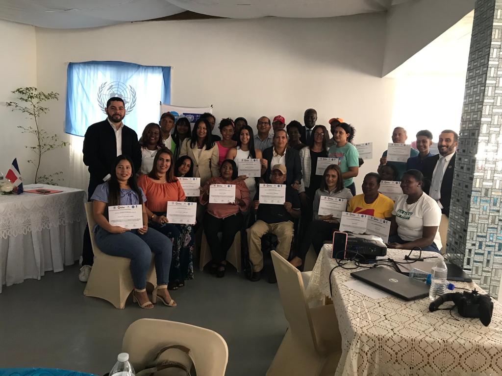 PNUD y CESAL entregan en Dajabón certificados a participantes  talleres Emprendurismo y Resolución de Conflictos