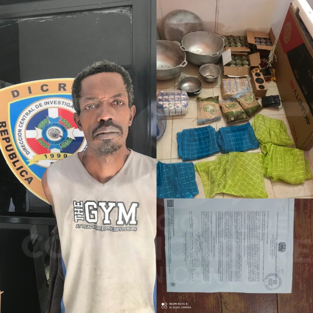 En Dajabón apresa haitiano penetró en local de CONAPE; le ocupa efectos robados