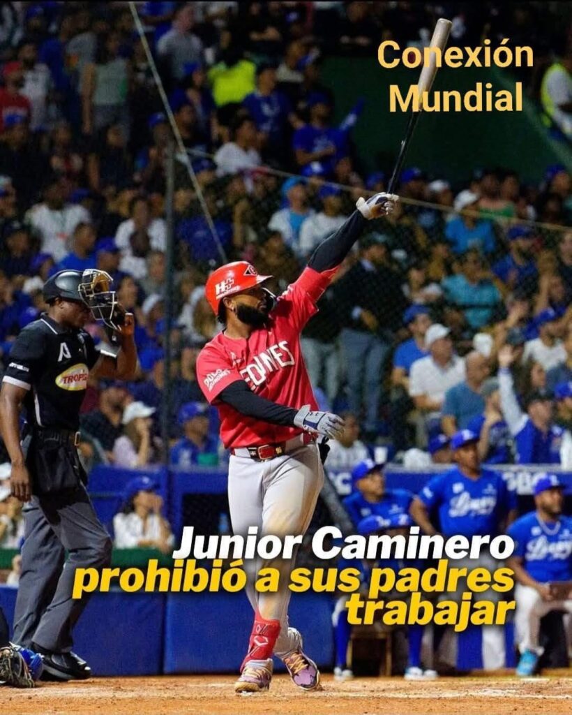 Junior Caminero prohibió a sus padres trabajar