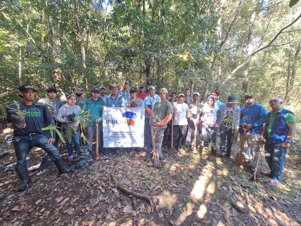 INDENOR encabeza reforestación en ribera río Toma de Santiago Rodríguez