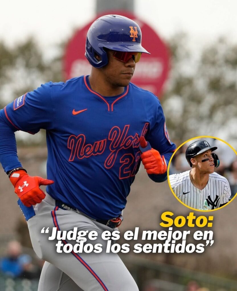 Juan Soto dice que Judge es “el mejor en todos los sentidos”