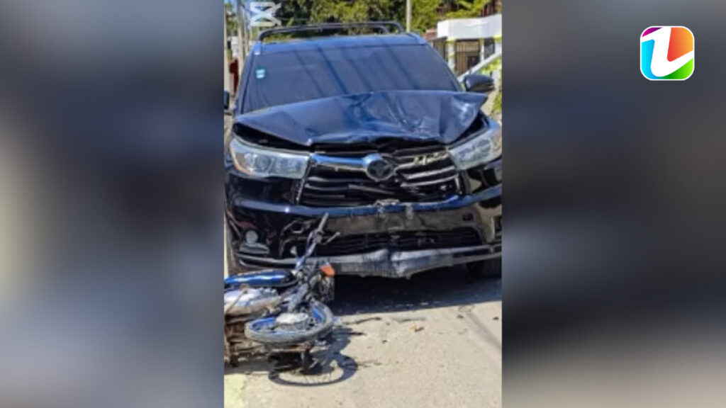 Hijo de reconocida figura en Dajabón sufre aparatoso accidente