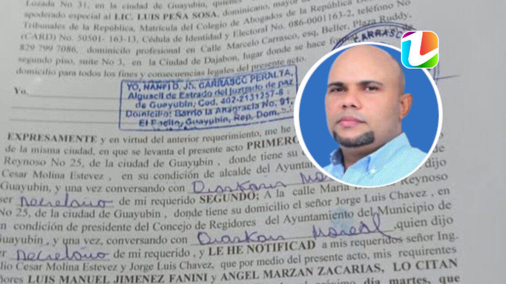 Emplazan Alcalde de Municipio Guayubín por ley de acceso a la información