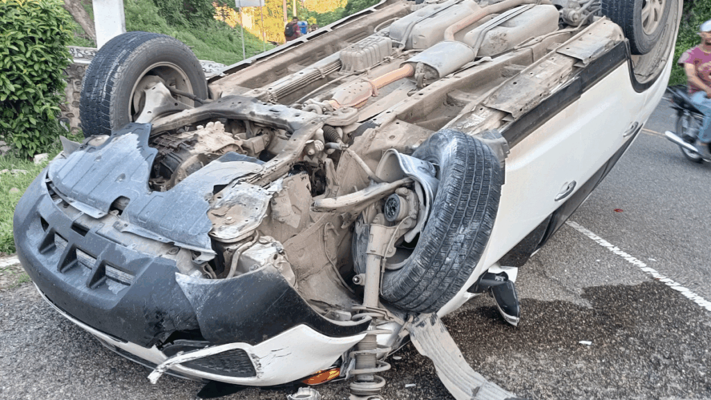 Reportan accidente de tránsito en El Pino Dajabón
