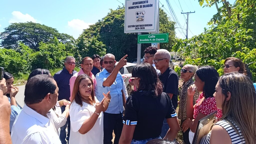 La Alcaldía de Dajabón designa calle en El Guayabal con el nombre de Brunilda Padilla de Zapata