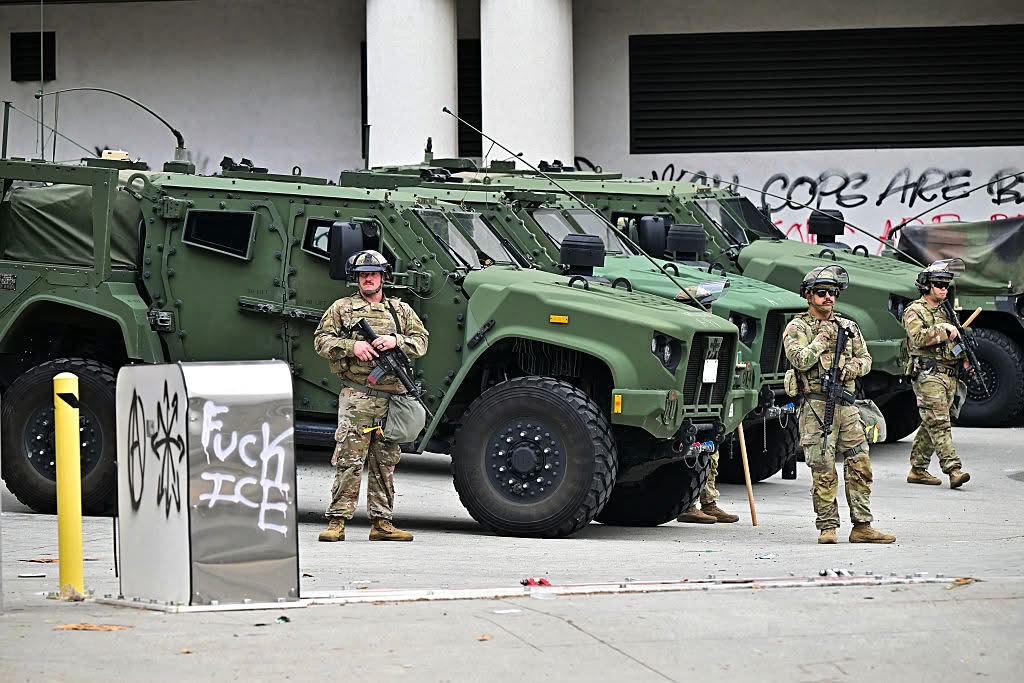 Así amanece Los Ángeles tras la llegada de la Guardia Nacional