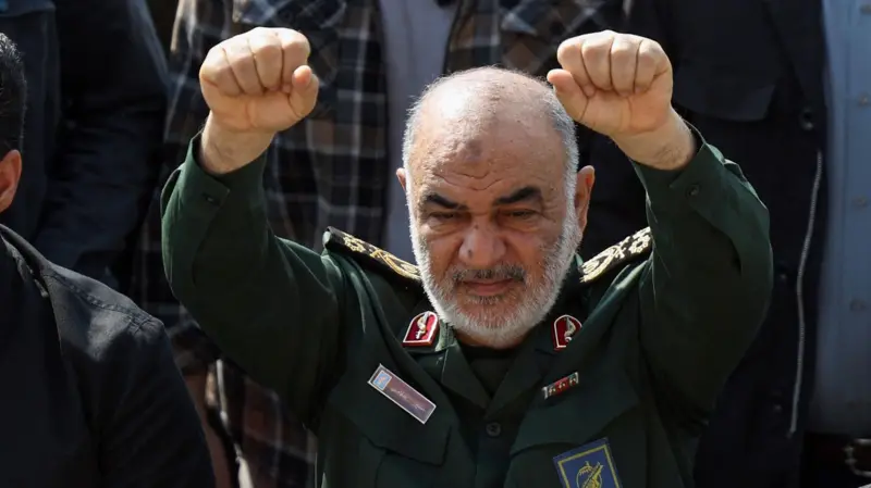 Quién era Hossein Salami, el jefe de la Guardia Revolucionaria de Irán muerto en los ataques de Israel