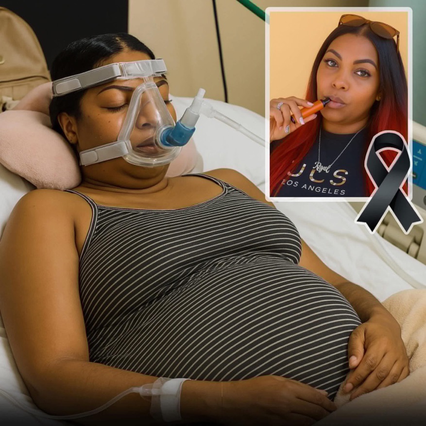 La joven tras complicaciones de salud asociadas al uso de vapes