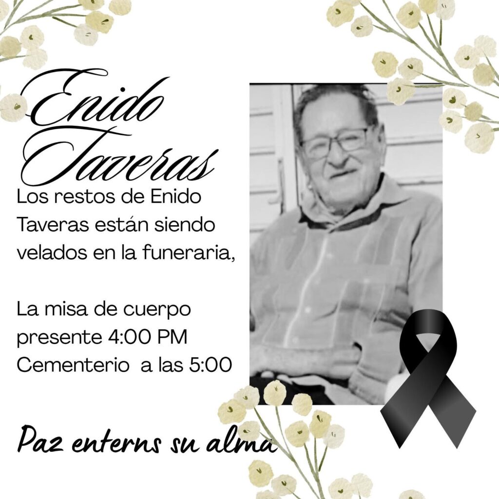 Fallece Enido Taveras, conocido cariñosamente como Papá, en Dajabón