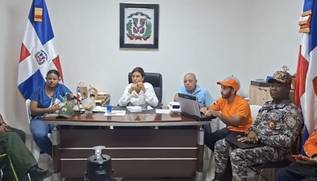 Comité de Prevención de Dajabón se mantiene en sesión permanente ante la tormenta Melisa