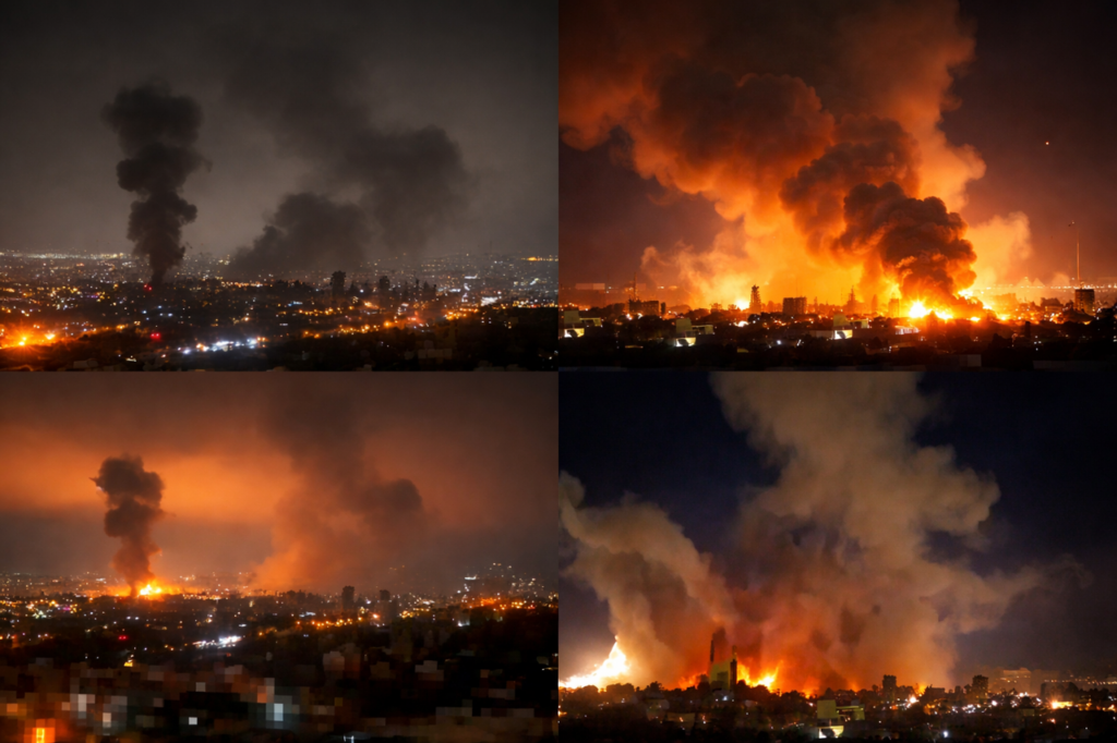 Estados Unidos e Israel golpean a Irán en un masivo ataque aéreo de represalia