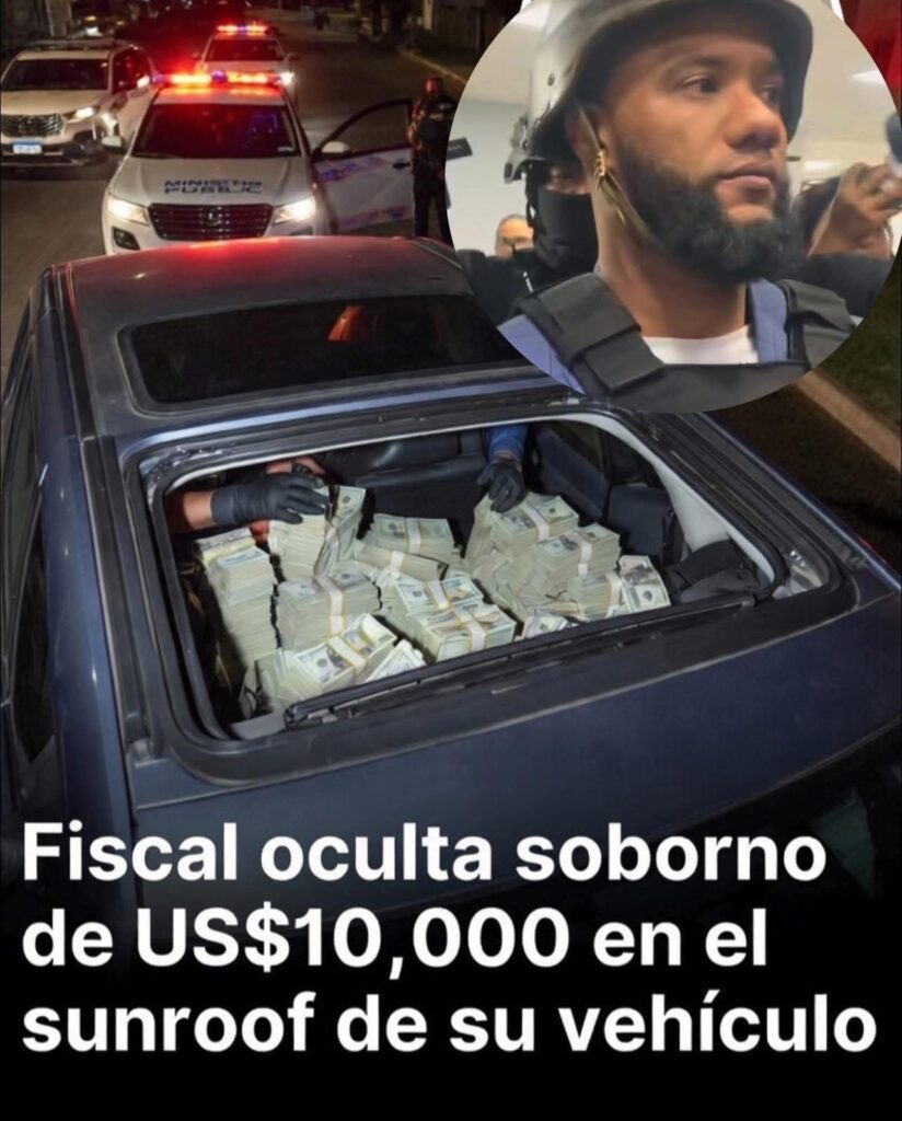 Fiscal Valdez Alcántara ocultaba el dinero ilícito en el interior de un Honda CR-V