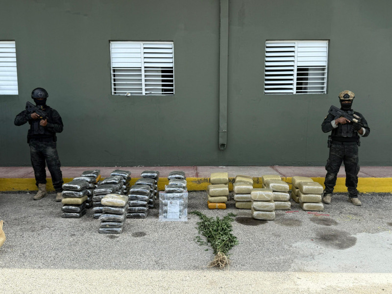 Ocupan más de 600 libras de presunta marihuana en Elías Piña