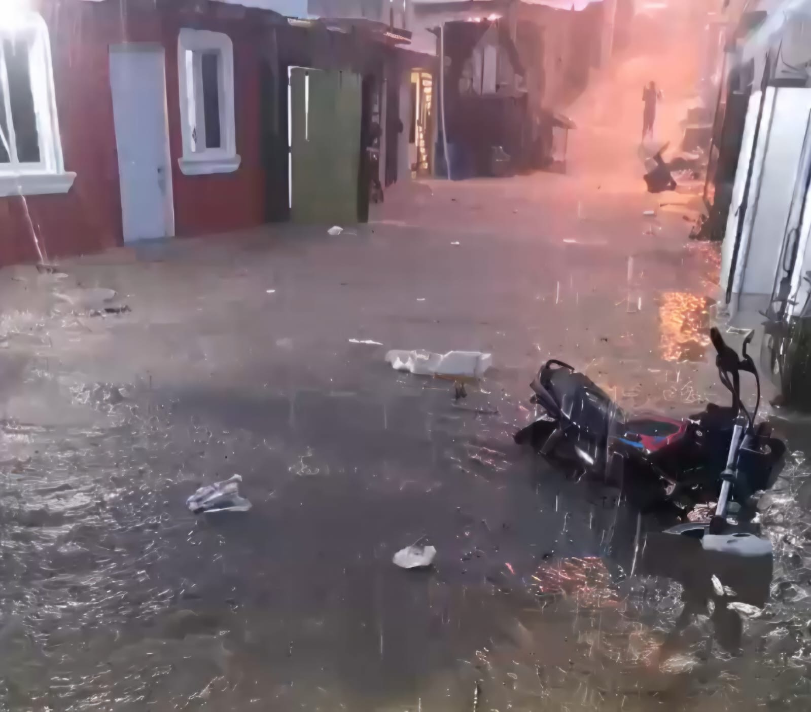 Fuertes lluvias provocan nuevas inundaciones en Dajabón por deficiencia en drenaje pluvial