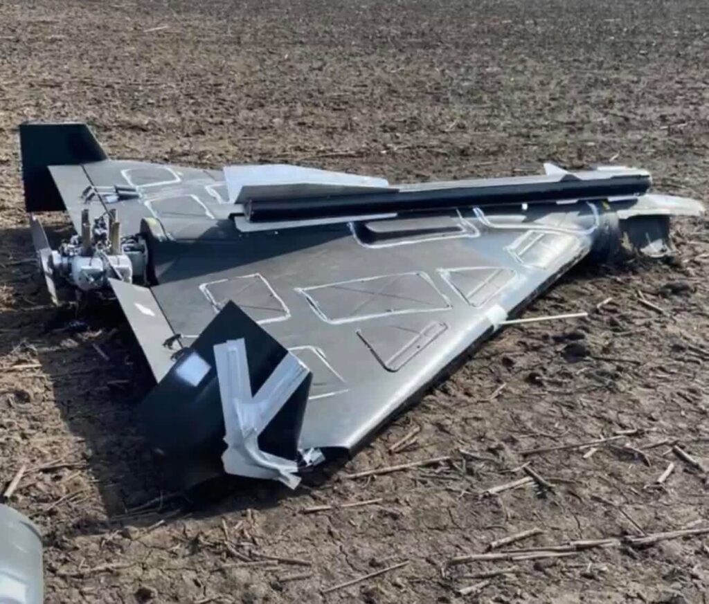Un dron ruso Geran-2 fue derribado en Ucrania portando un misil aire-aire R-60M