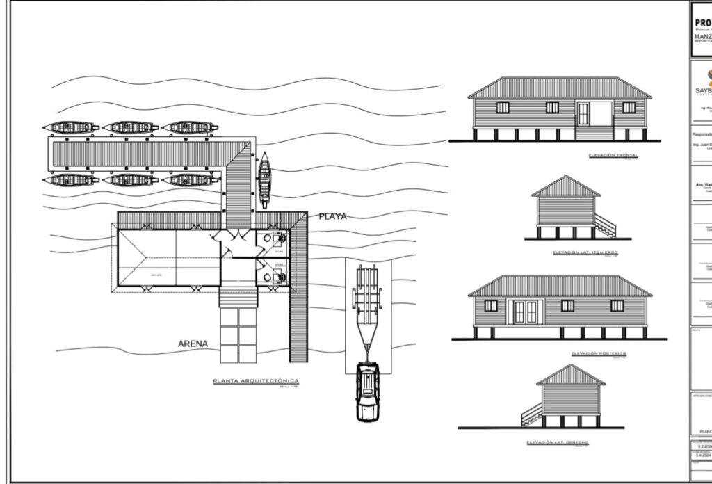 Energía 2000 inicia construcción de caseta para pescadores en Manzanillo