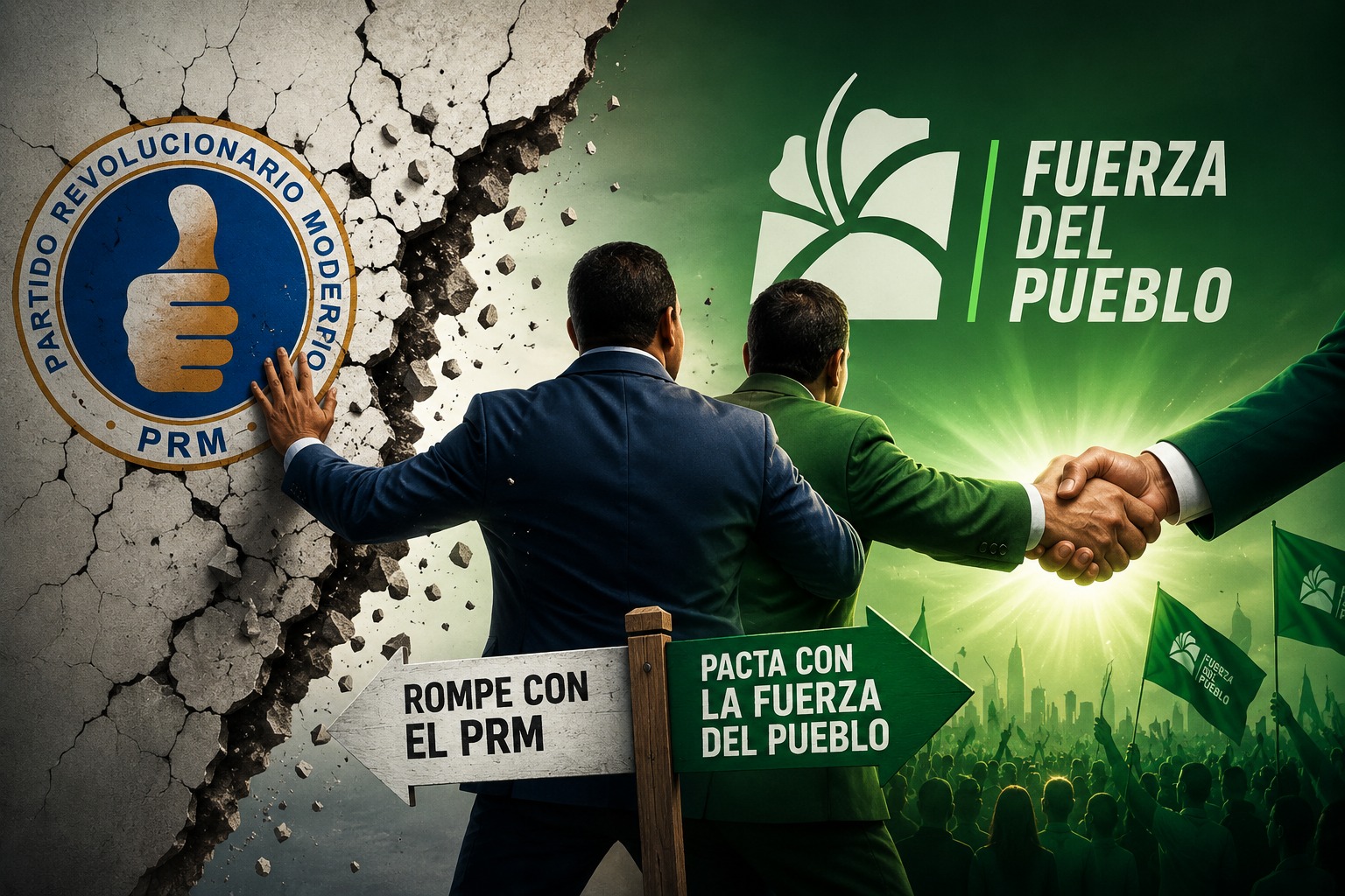 Dirigentes del PRM en Dajabón pasarían a la Fuerza del Pueblo por alegado maltrato político