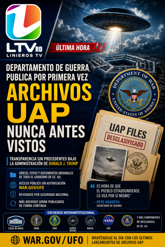 EEUU anuncia que publicará archivos nunca antes de vistos UAP