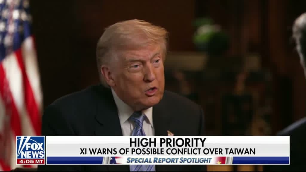 Trump advierte que China podría actuar contra Taiwán cuando deje la presidencia