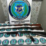Dintel y Policia Preventiva realiza operativos en Villa Vazquez y ocupa armas de Fuego