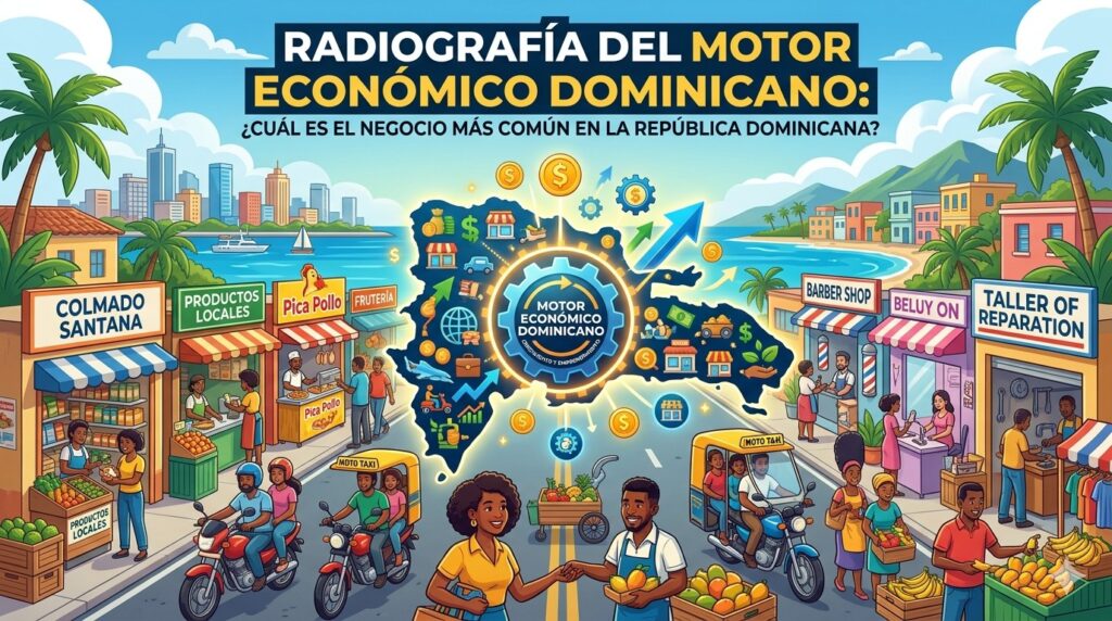 Radiografía del Motor Económico Dominicano: ¿Cuál es el Negocio más Común en la República Dominicana?