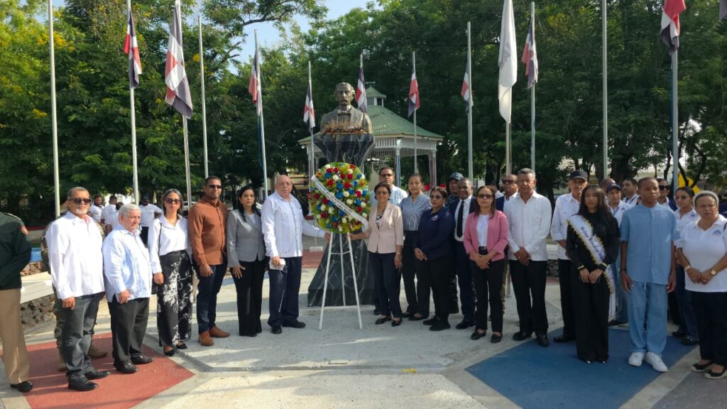 Dajabón conmemora el 150 aniversario del fallecimiento del Padre de la Patria Juan Pablo Duarte