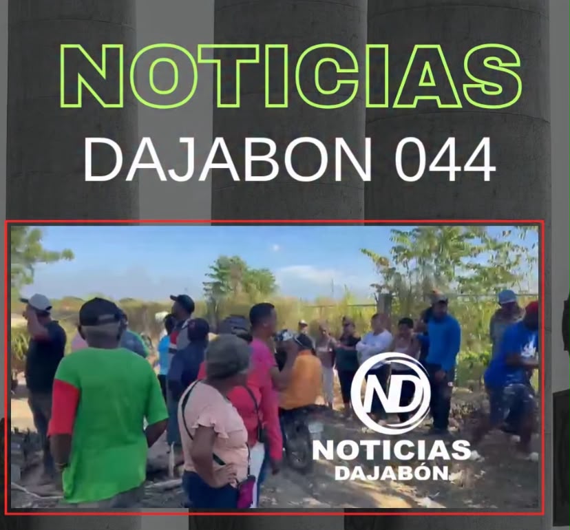 Residentes en Sabana Santiago protestan exigiendo asfaltado de sus calles