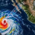 Huracán Polo alcanza categoría 5 frente al Pacífico mexicano y genera alerta por lluvias intensas