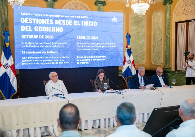 Gobierno dominicano anuncia medidas ante la situación del arroz